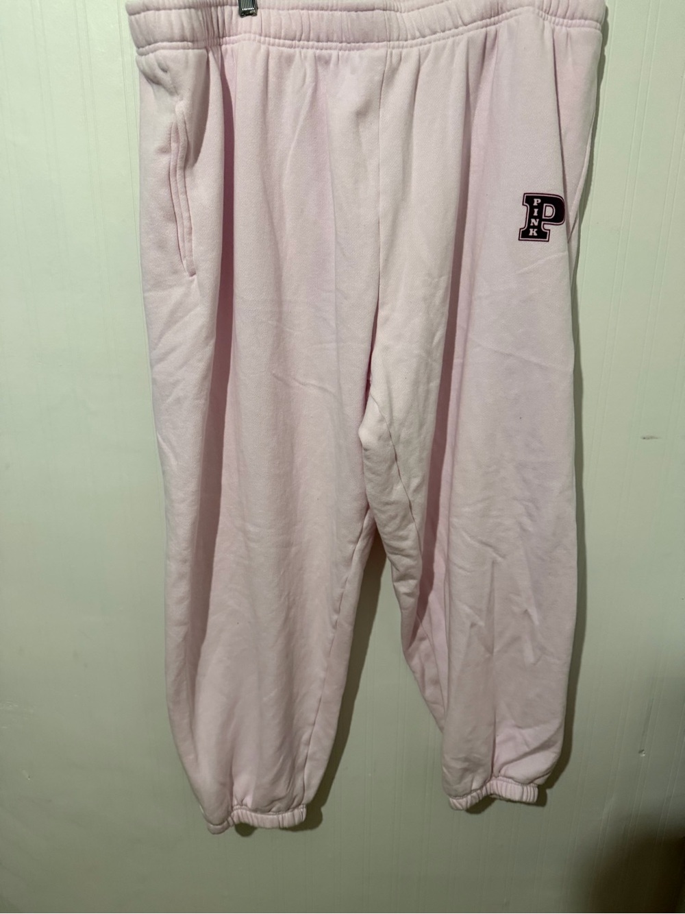 PINK Victoria's Secret Soft Light Pink Joggers XXL